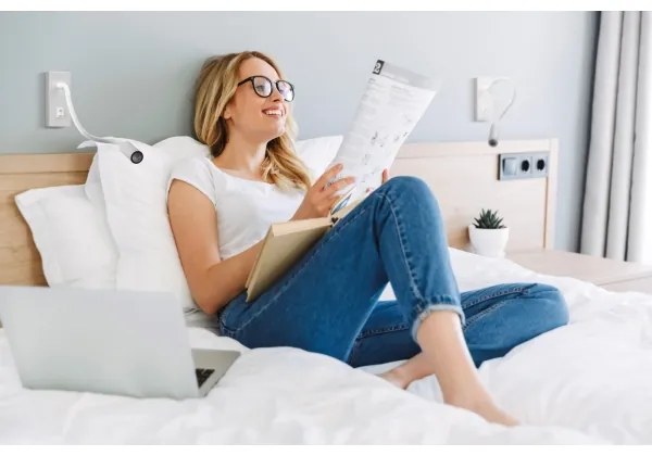 Veioză LED flexibilă Kanlux 32523 TONIL LED/2,7W/230V alb