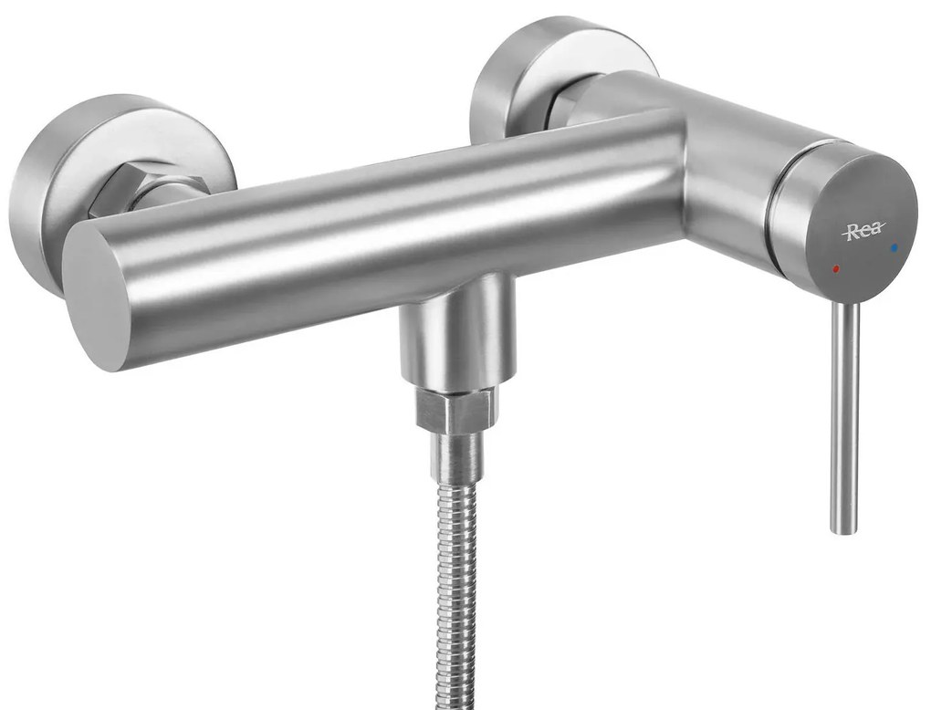 Baterie de duș REA Foss/Clif Brush Nickel