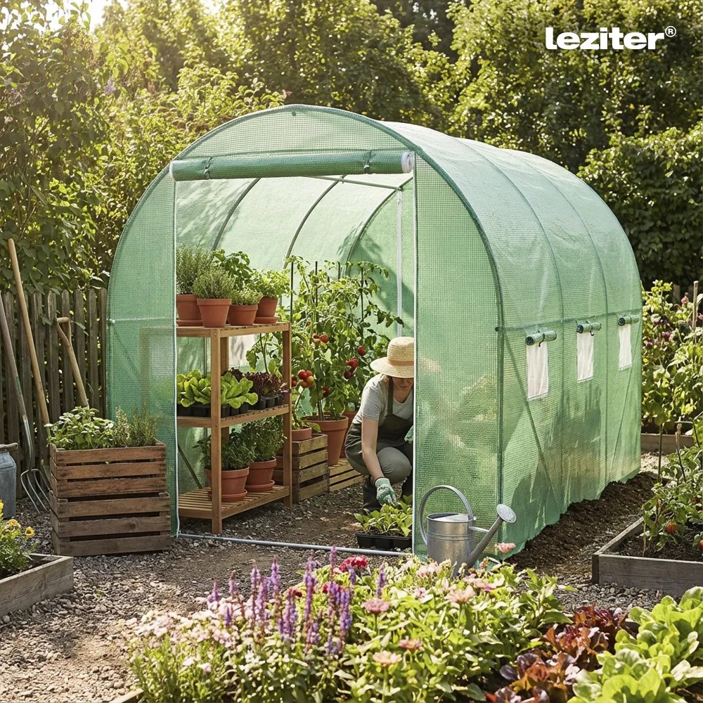 Cort din folie 200x200x300 cm cu cadru ranforsat + folie