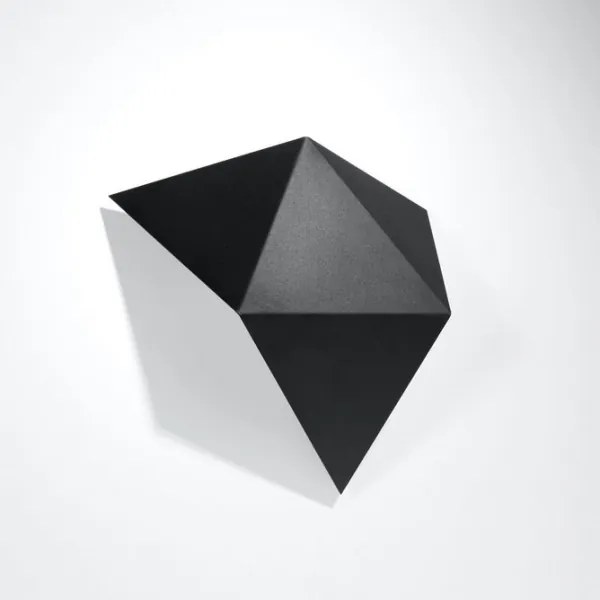 Aplică perete SOLIDO 2xG9/40W/230V negru