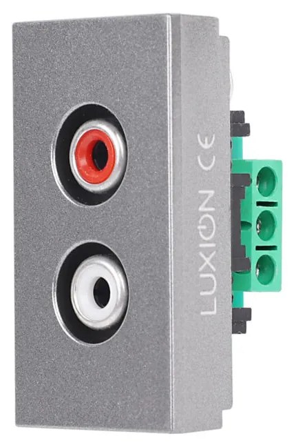 Modul Priza Audio 1M LUXION, Standard Italian