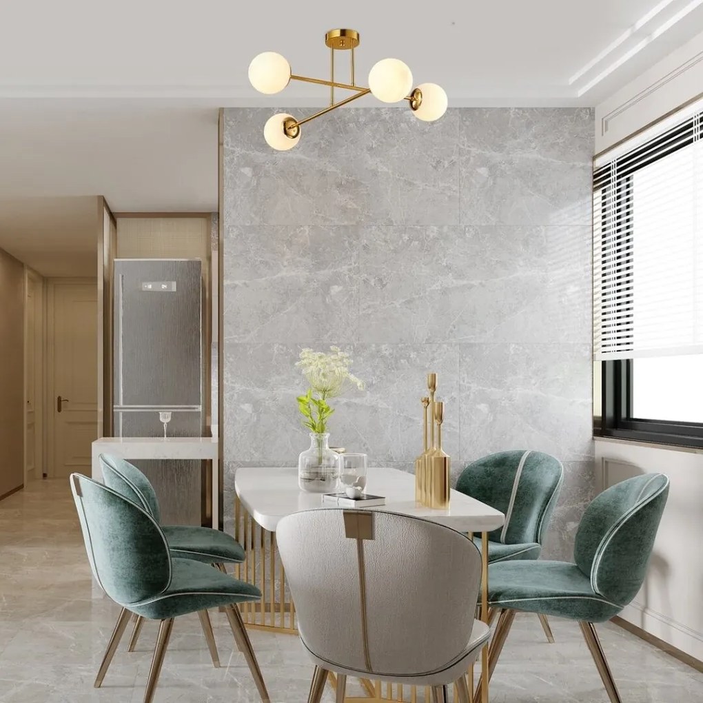 Lustra aplicata cu 4 surse de lumina design modern Kiara