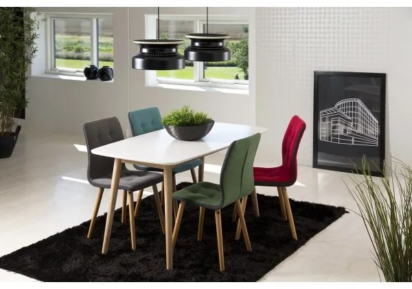 Masă de sufragerie BERG alb