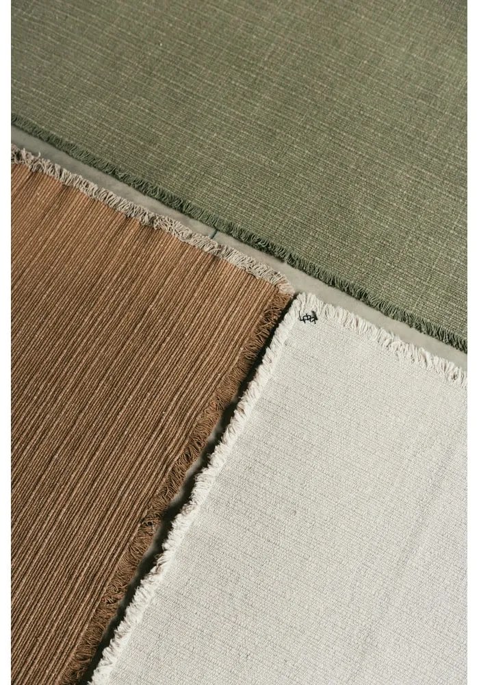 Covor crem țesut manual din bumbac 170x240 cm Handloom – Lorena Canals