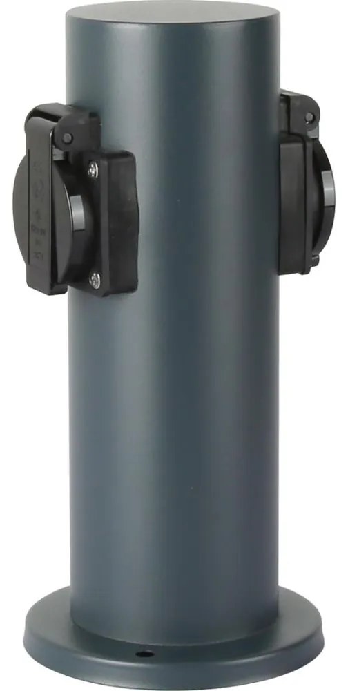 Stâlp de prize de exterior Brilagi PILLAR 2Z 230V IP44 antracit