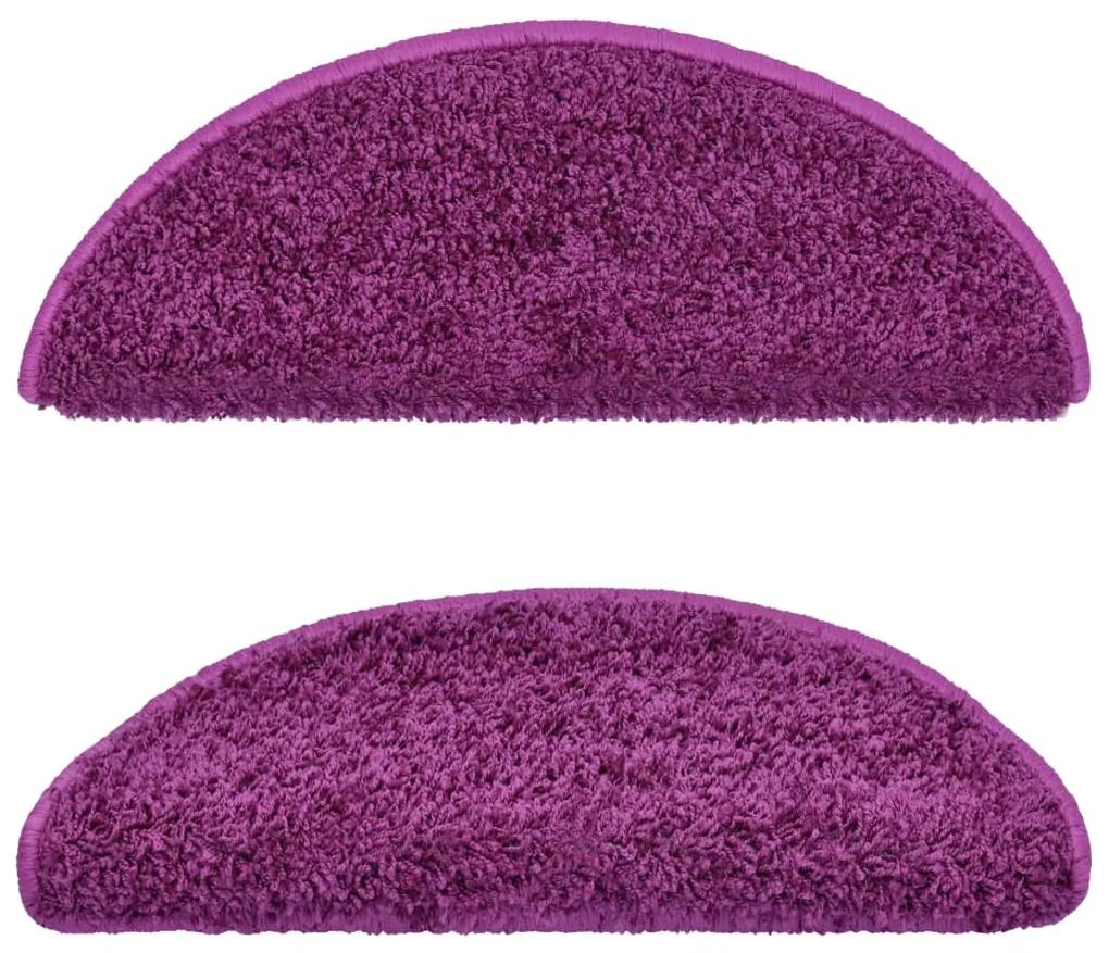 Covorase de scara, 5 buc.,violet, 65x25 cm 5, Violet, 65 x 25 cm
