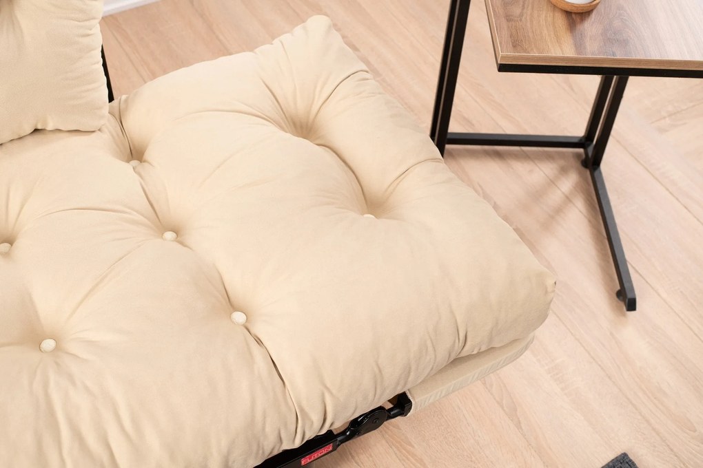 Canapea extensibila cu 2 Locuri Mocca, 155 x 85 x 73 cm