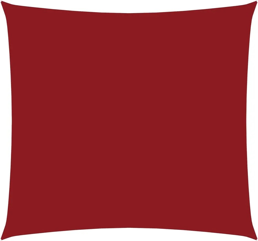 vidaXL Parasolar, roșu, 3,6x3,6 m, țesătură oxford, pătrat