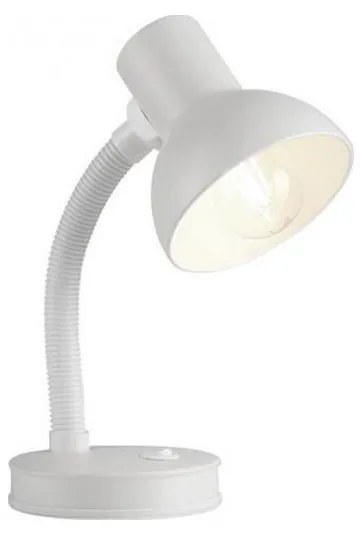 JUST LIGHT. 11080-16 - Lampă de birou flexibilă FLEXI 1xE27/25W/230V albă