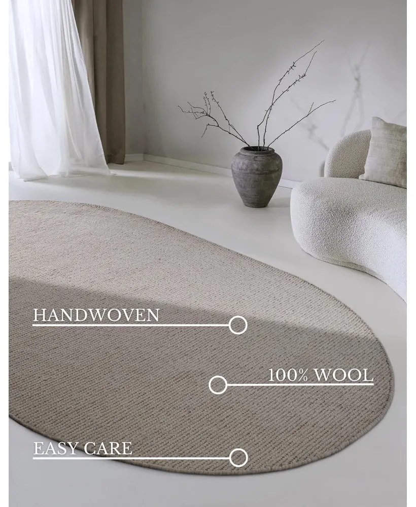 Covor maro deschis țesut manual din lână 160x230 cm Francois – Villeroy&amp;Boch