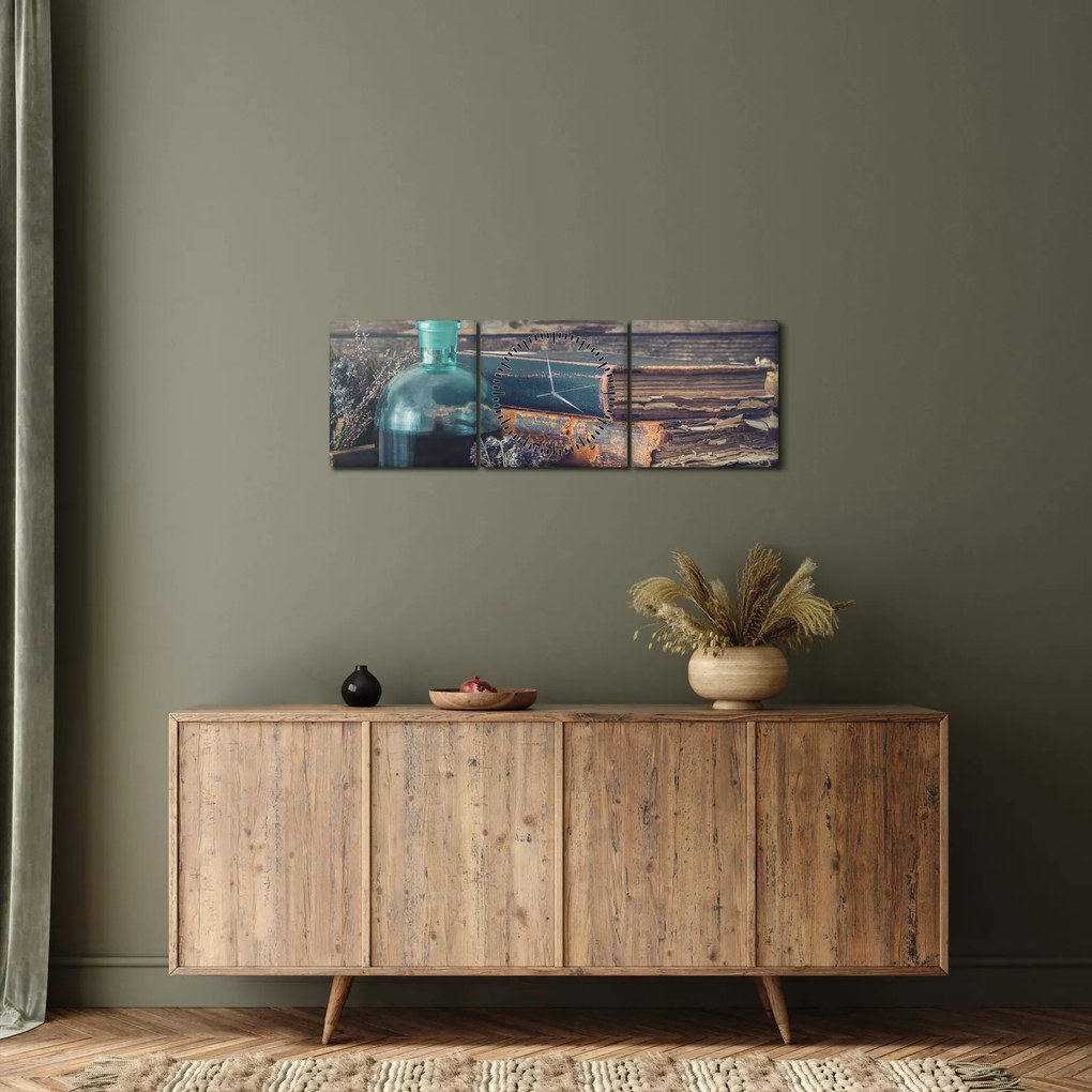 Tablou - Masa farmacistului (cu ceas) (90x30 cm)
