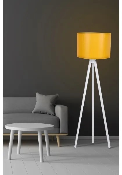 Lampadar AYD 1xE27/60W/230V portocaliu/alb