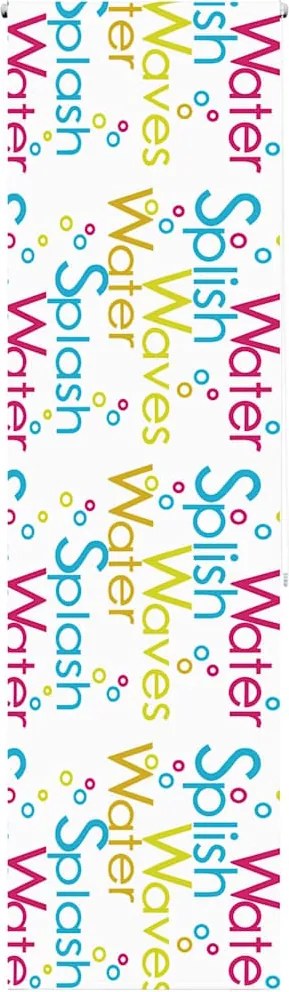 vidaXL Jaluzea cu rolă de duș 80x240 cm, lățime materială 76 cm