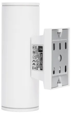 Aplică de exterior Aigostar 2xGU10/230V alb IP65 rotund