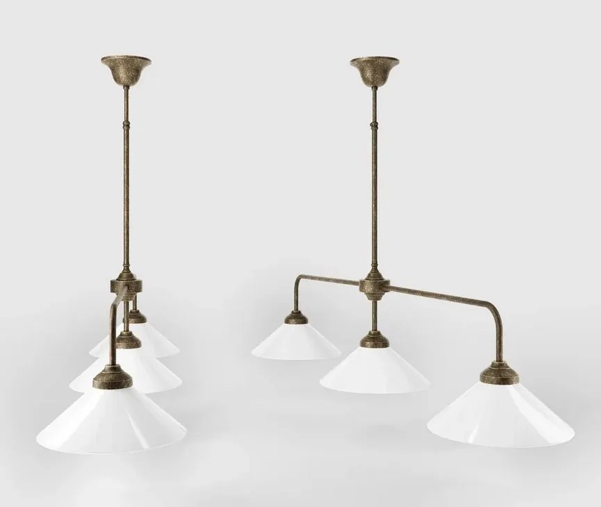 Lustra din alama cu inaltime reglabila Sofia 3L