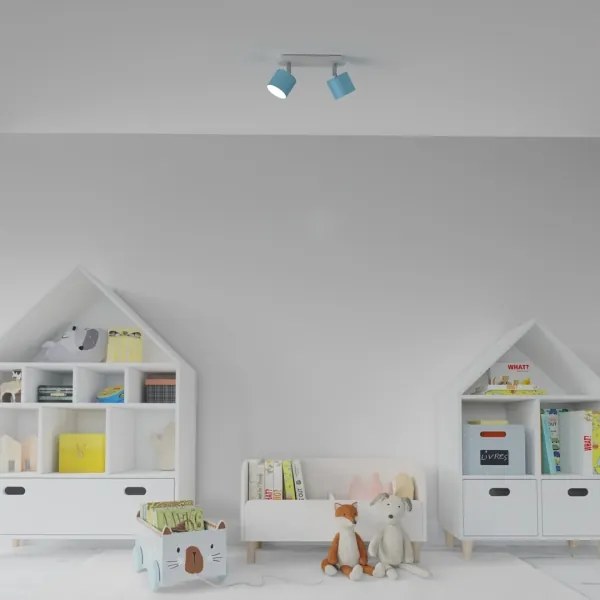 Spot DIXIE 2xGX53/11W/230V albastru