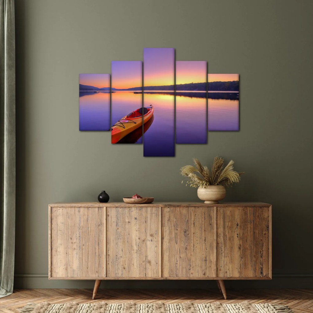 Tablou - Kayak pe lac (150x105 cm)