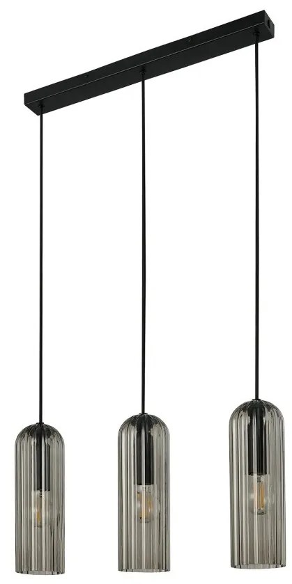 Lustra suspendata design nordic Miella 3L fumurie