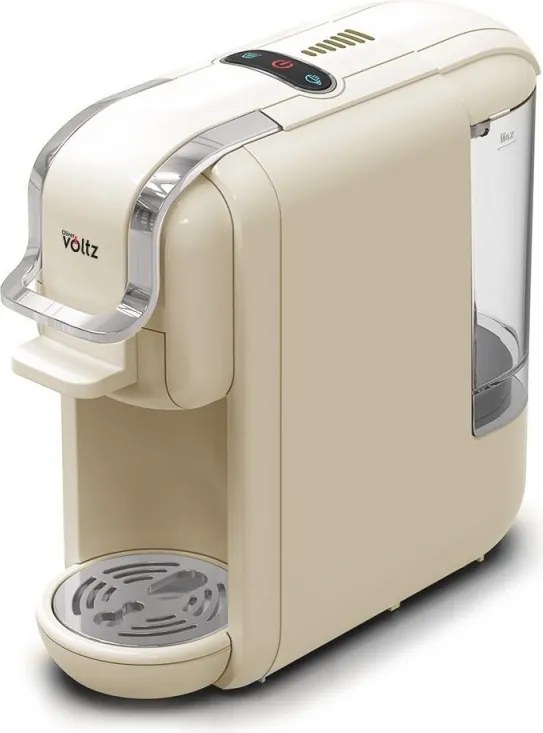 Espressor pentru cafea macinata si capsule 8in1 Oliver Voltz OV51171P8R, 1450 W, 19 bari, 0,6 l, 5 adaptoare, 7 trepte apa, Crem