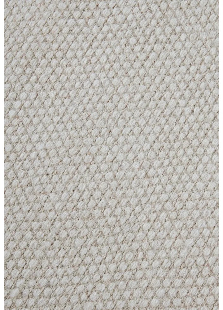 Covor crem țesut manual din amestesc de lână 80x150 cm Pradesh Natural White – Elle Decoration