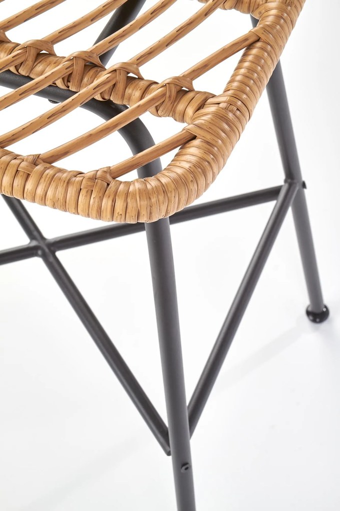 Scaun tip bar Herschel (natural + negru). 1039567