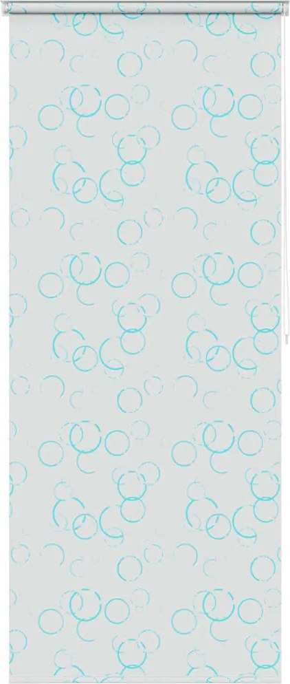 vidaXL Roletă perdea de duș 80x240 cm Model bule