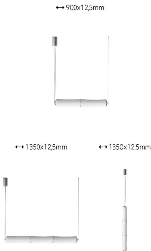 Immax NEO 07103L - Lustr LED BAMBOOS 45W/230V 135 cm, stmívatelný, Tuya+DO