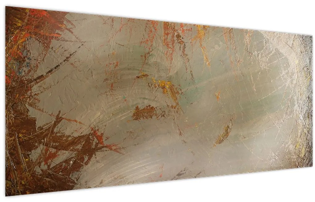 Tablou - Abstract texturat (120x50 cm)