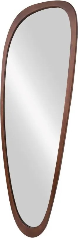 Oglinda de perete cu rama din lemn ORGANIC 165cm nuc