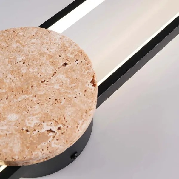 Aplica de perete FLORENTYNA LED/24W/230V 4000K negru/bej