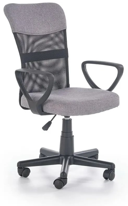 Scaun pentru copii Timmy, gri/negru