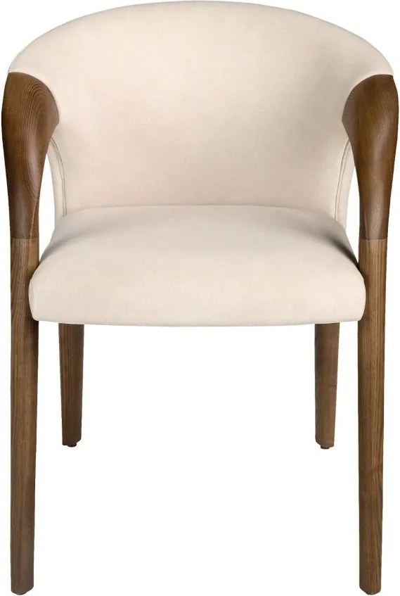 Scaun modern stil avangardist Cream