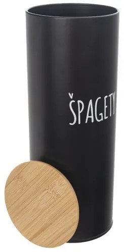 Cutie metalică pentru spaghetti Orion  Black