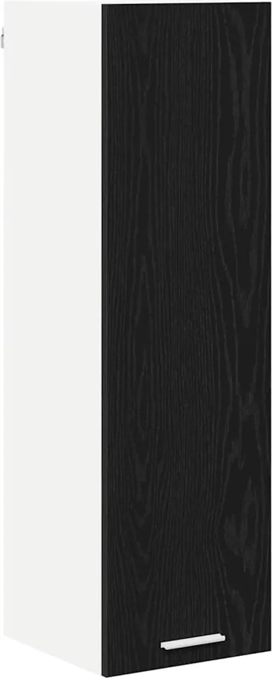 vidaXL Dulap suspendat Stejar Negru 30 x 31 x 100 cm Lemn compozit