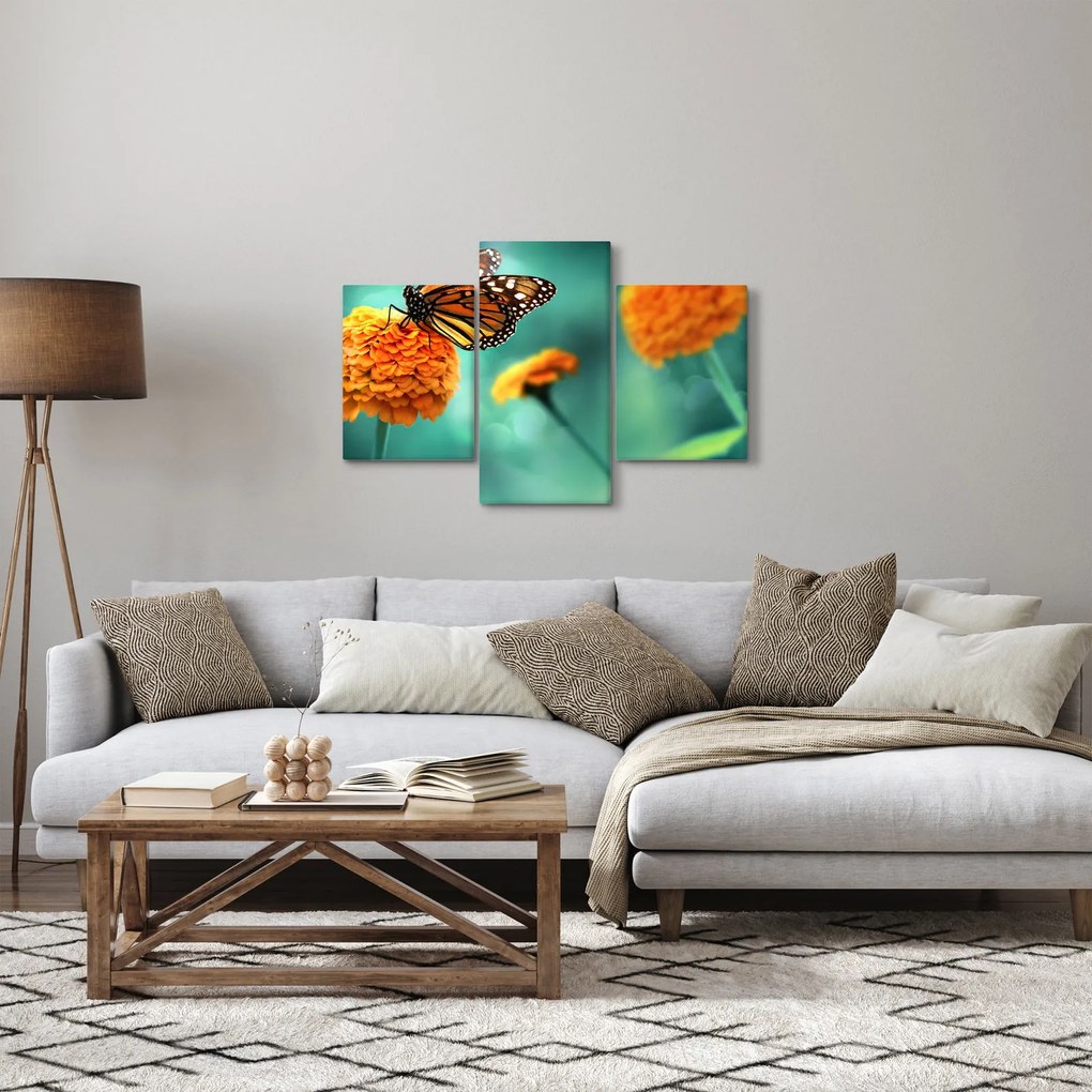 Tablou cu fluture (90x60 cm)