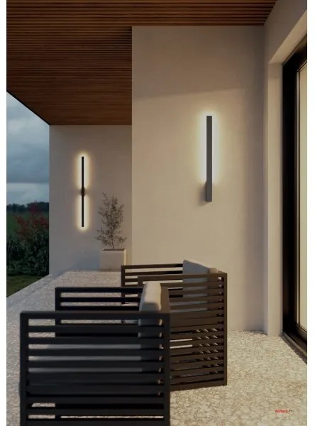 Redo 90870 - Aplică de perete LED pentru exterior REFLEXA, 6W/230V, IP54, antracit