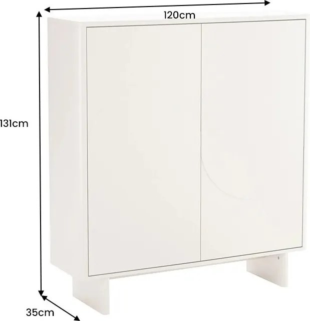 Dulap cu blat ceramic SAVOY 130cm alb