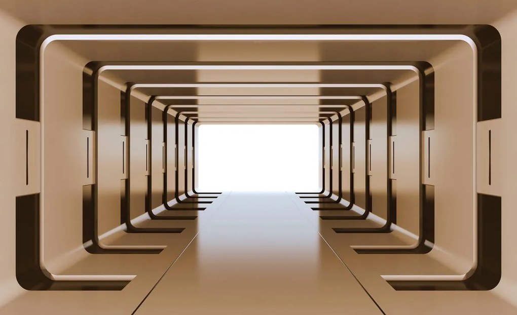 Fototapet - 3D tunel (152,5x104 cm)