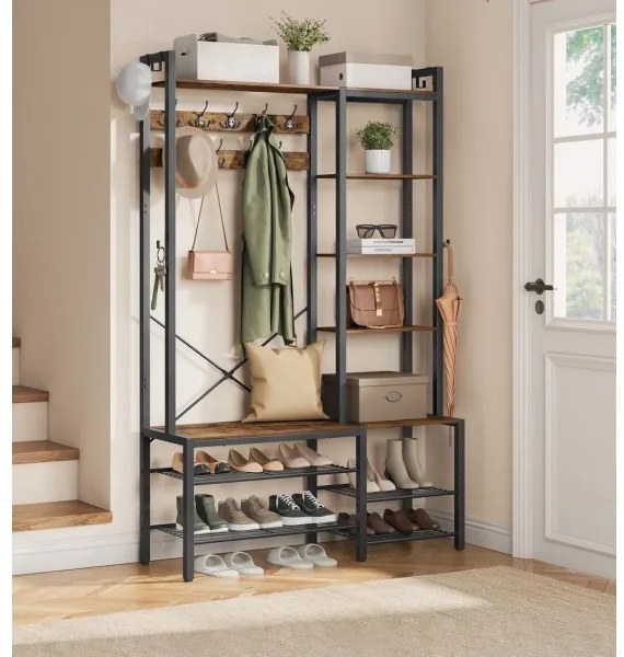 Cuier de podea NAVOR maro/negru