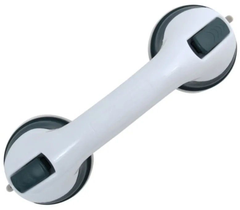 Bară pentru baie cu ventuze Spirella SAFE, albă,29 cm