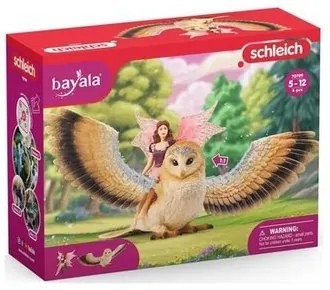 Zână pe bufniță zburătoare Schleich Bayala 70789