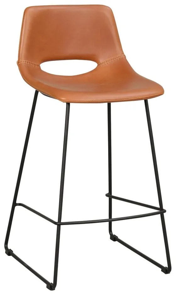 Scaune de bar maro coniac 2 buc. 89 cm Manning - Rowico