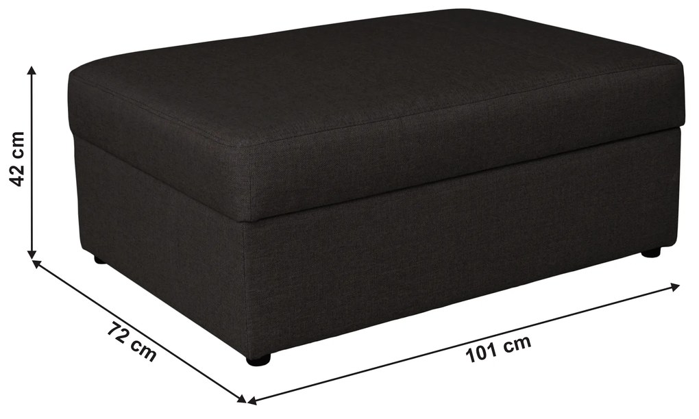 Taburet, textil maro, MONAKO