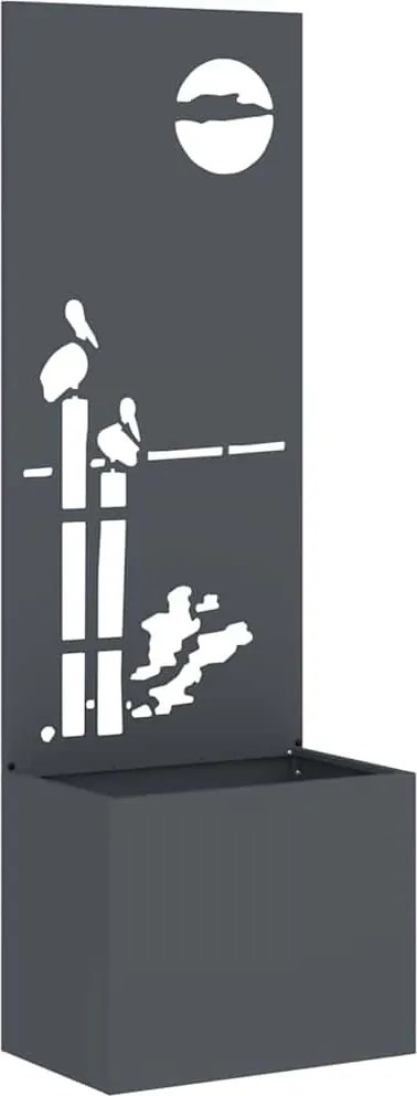 vidaXL Ecran de intimitate pentru grădină Antracit 50 x 140 cm