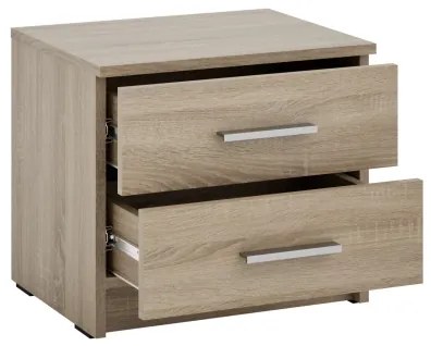 Noptieră TOD, stejar Sonoma