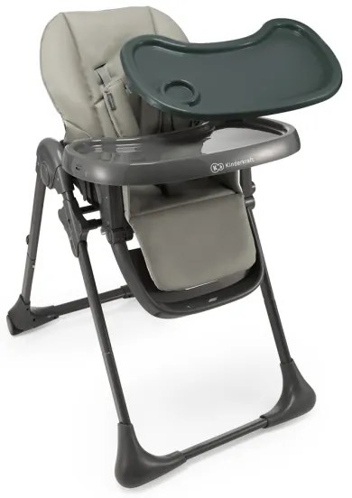 Scaun de masă pentru copii KINDERKRAFT TUMMIE gri