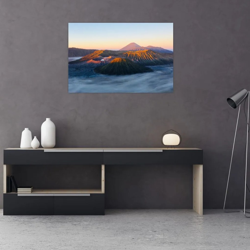Tablou cu muntele Bromo în Indonesia (90x60 cm)