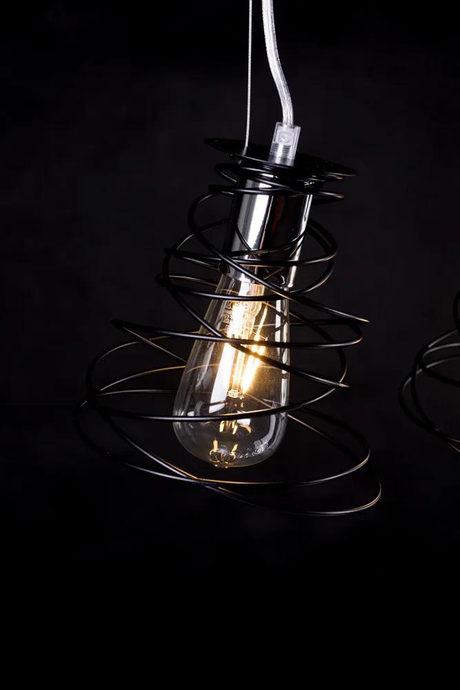 Pendul Twist 1 Black 304/1 Emibig Lighting, Modern, E27, Polonia