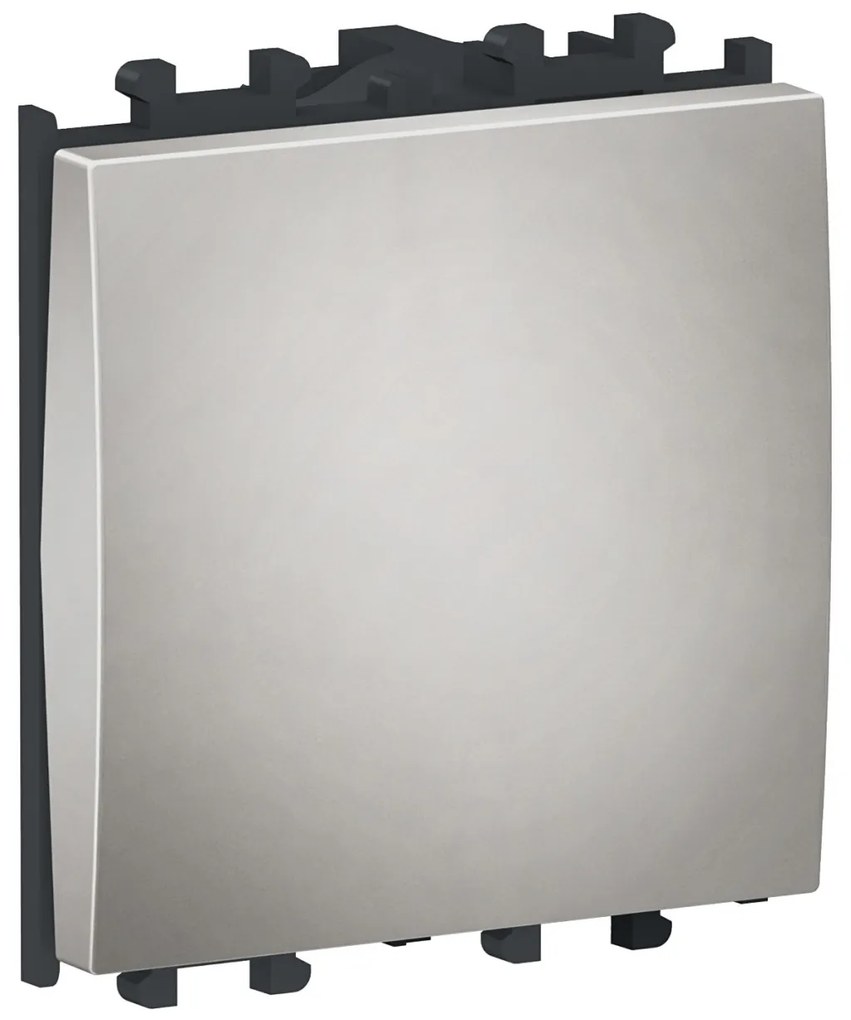 Intrerupator simplu, 2 module argintiu, Schneider Easy Styl