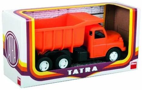 Mașină Tatra 148 plastic 30cm portocaliu basculant